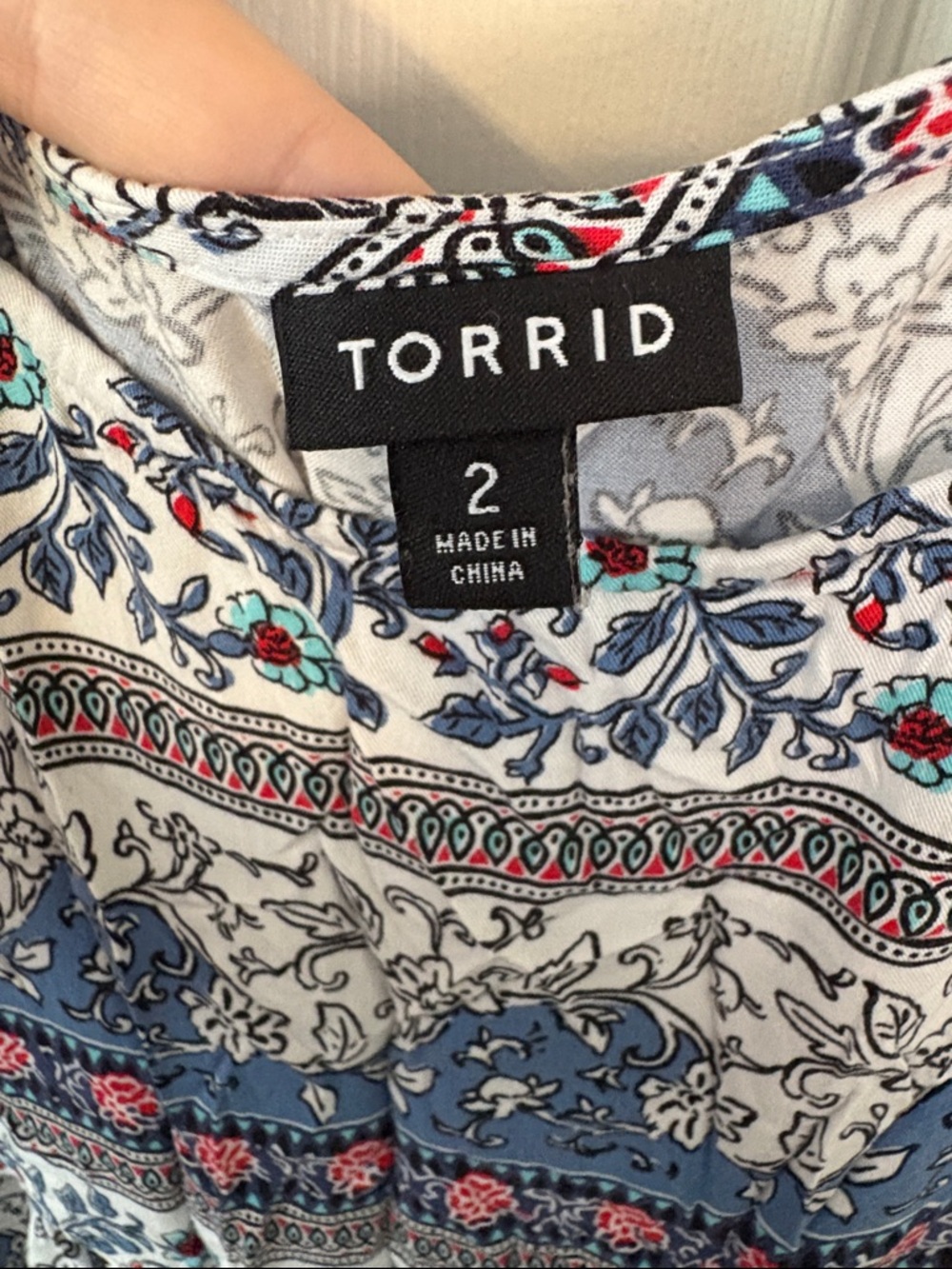 Patterned Torrid Dress - Picture 2 of 3